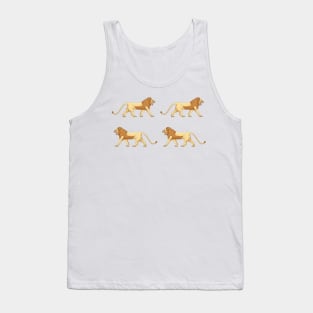 Gold Lion of Ishtar gate Tank Top